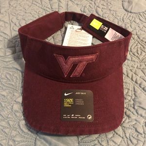 NWT Nike VT (Virginia Tech) Visor, Unisex
